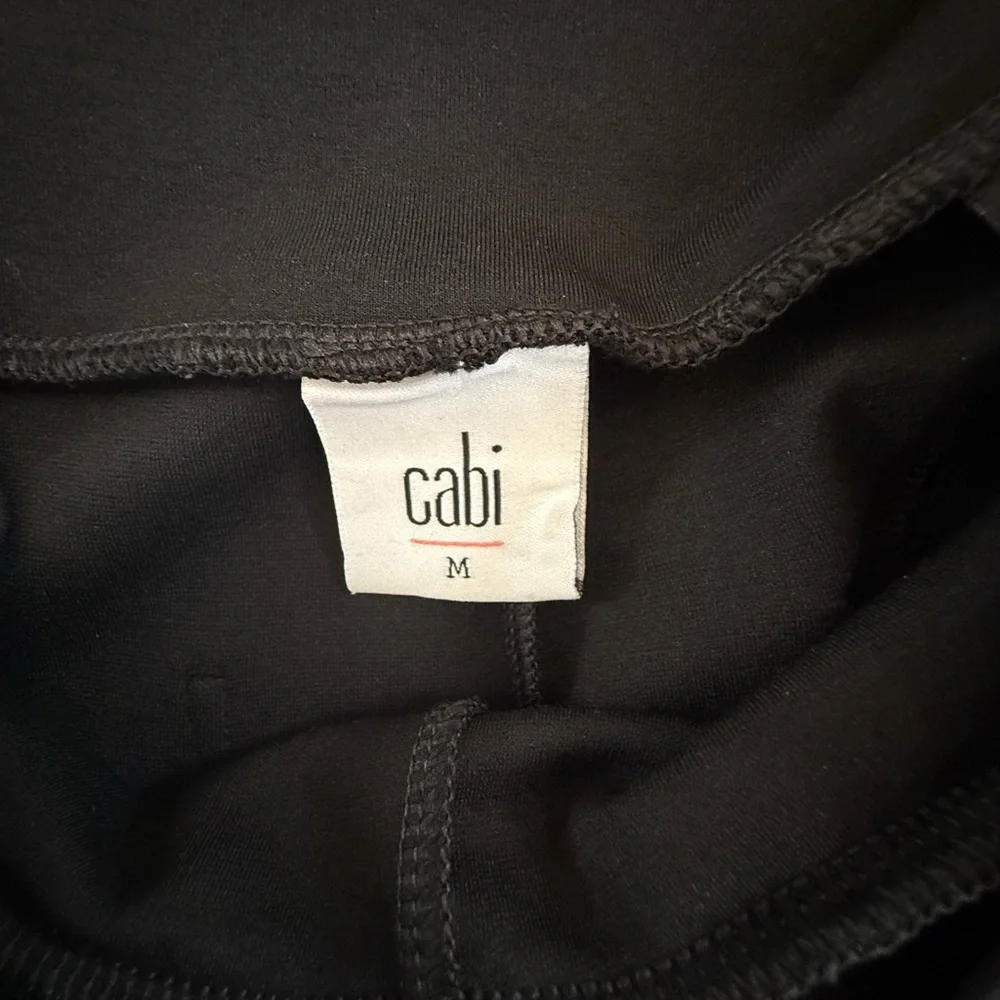 Cabi Chance Wide Leg Pant Black High Rise Trousers Work Career Size Medium - Picture 4 of 11